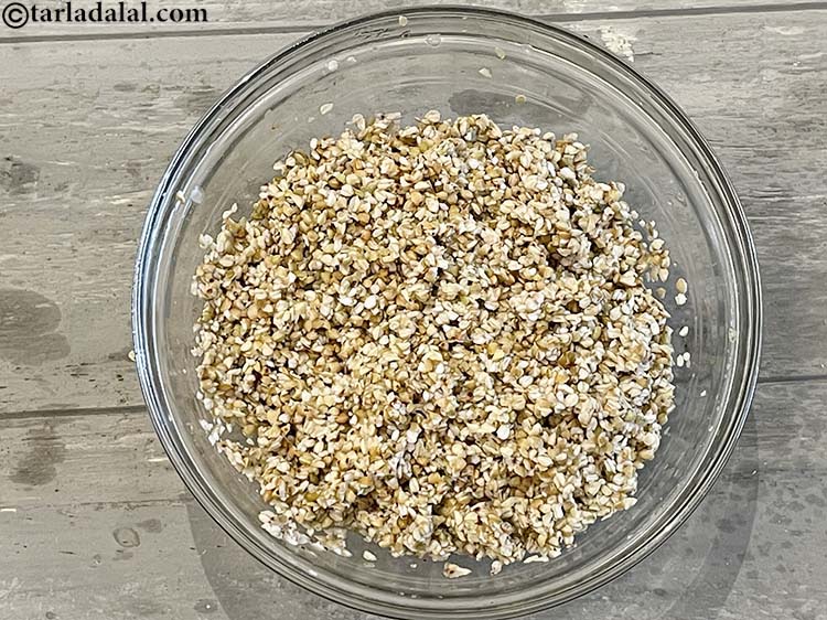 Step 8 – This is the clean buckwheat ready to use to make khichdi.