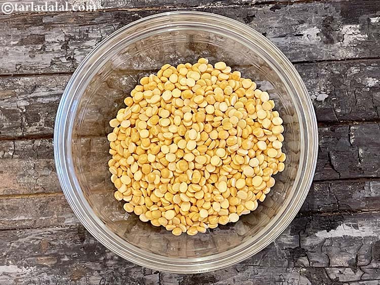 Step 10 – <meta charset="UTF-8" /> To prepare the chana dal, we show you&nbsp;<strong>how to wash and soak …