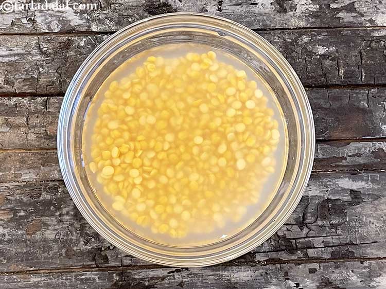Step 12 – The chana dal is clean now.