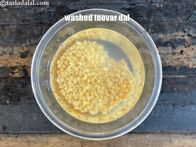 Step 5 – Toovar dal is now clean.