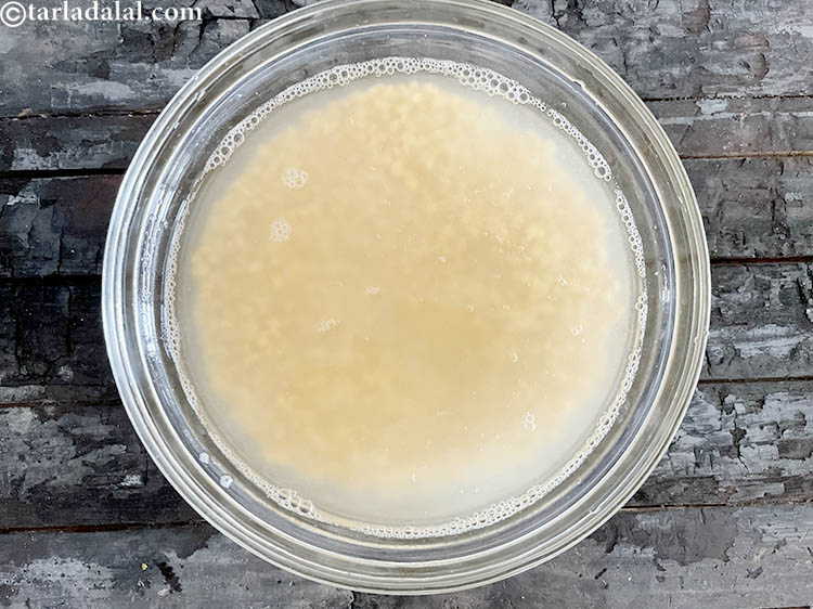 Step 18 – Put the yellow moong dal in water and wash it. You can see the dirt. …