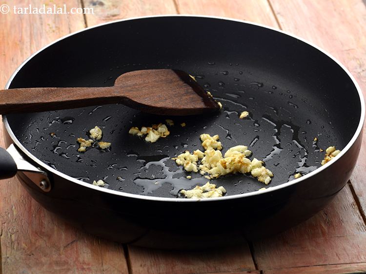 Step 14 – Saut&eacute; on a medium flame for 30 seconds.