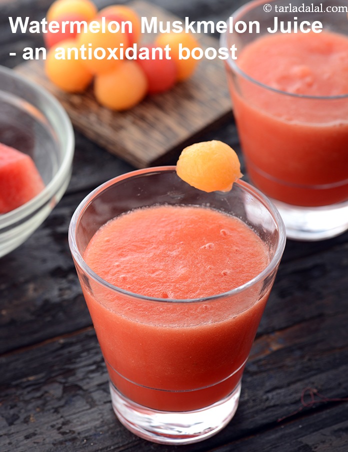 Step 19 – <strong>Watermelon Muskmelon Juice - an antioxidant boost.</strong>