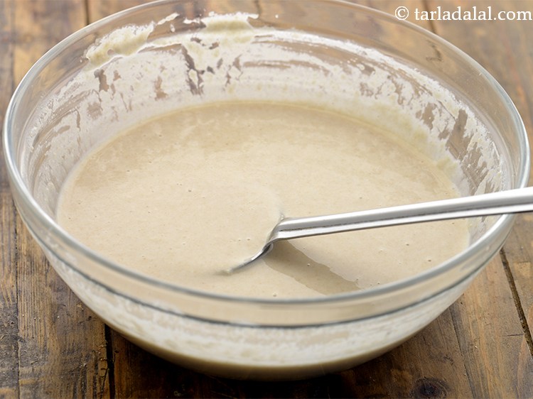 Step 13 – After 30 minutes, open the lid and give it a stir. Our instant wheat flour …