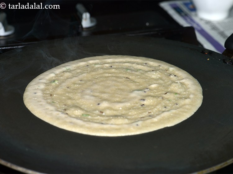 Step 24 – Spread it in a circular motion to make a 150 mm. (6&rdquo;) diameter thin circle. …