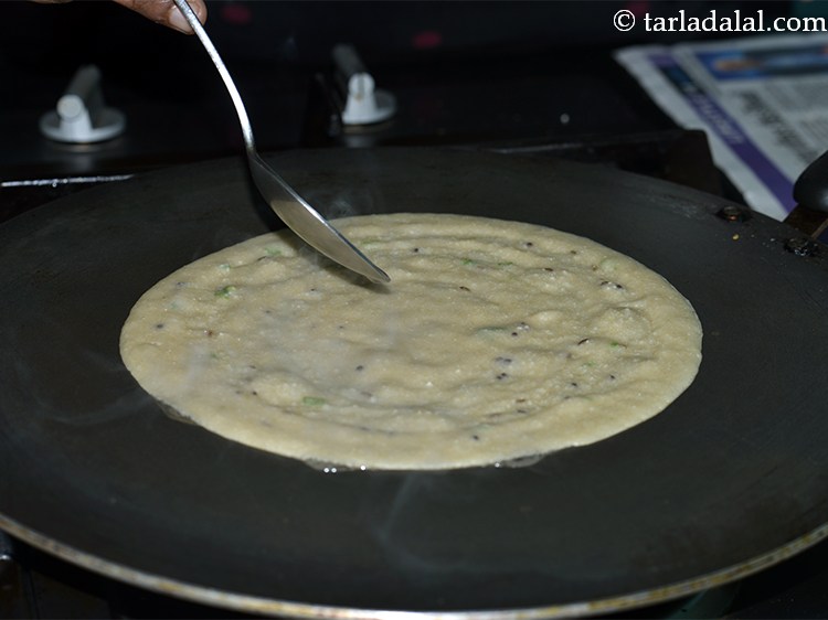 Step 25 – Smear 1/8 tsp of oil over it and along the edges. Oil can be swapped …