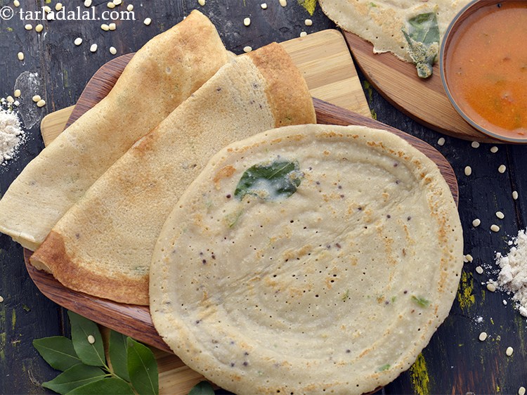 Step 30 – Serve the <strong>South-Indian godhuma dosa</strong> immediately with <a href="https://www.tarladalal.com/Sambhar-(-How-To-Make-Sambhar-South-Indian-Recipe)-32735r" target="_blank">sambhar</a>.