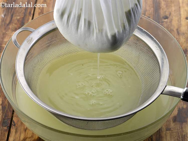 Step 24 – Fold all the 4 sides of the muslin cloth and twirl it gently so that …