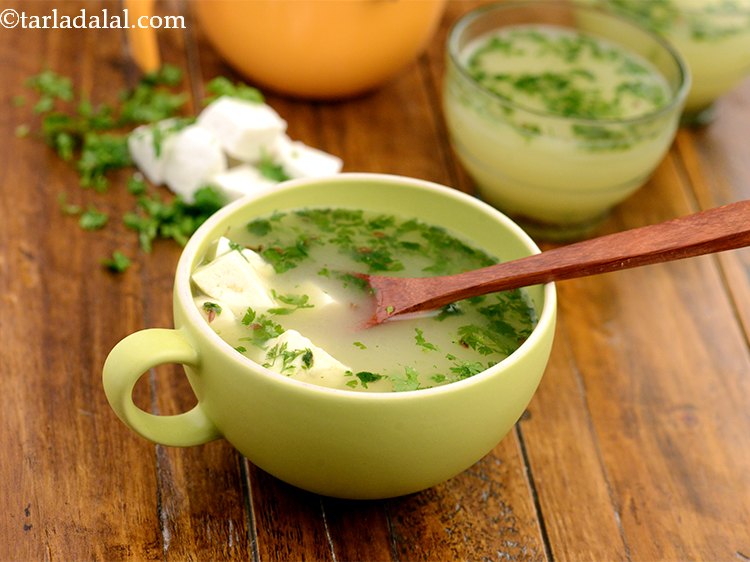 Step 10 – Serve&nbsp;<strong>Whey soup</strong>&nbsp;hot with <a href="https://www.tarladalal.com/Multigrain-Bread-Homemade-Multigrain-Bread-40829r">Multigrain bread.</a>