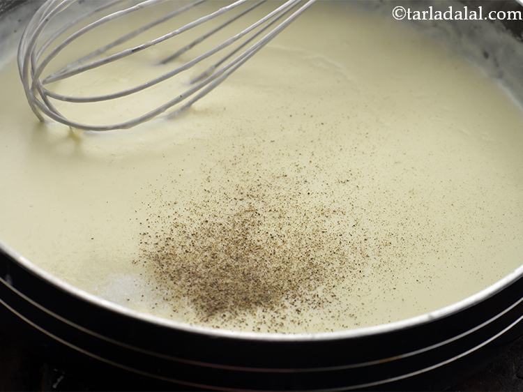 Step 17 – Add the salt and pepper &nbsp;