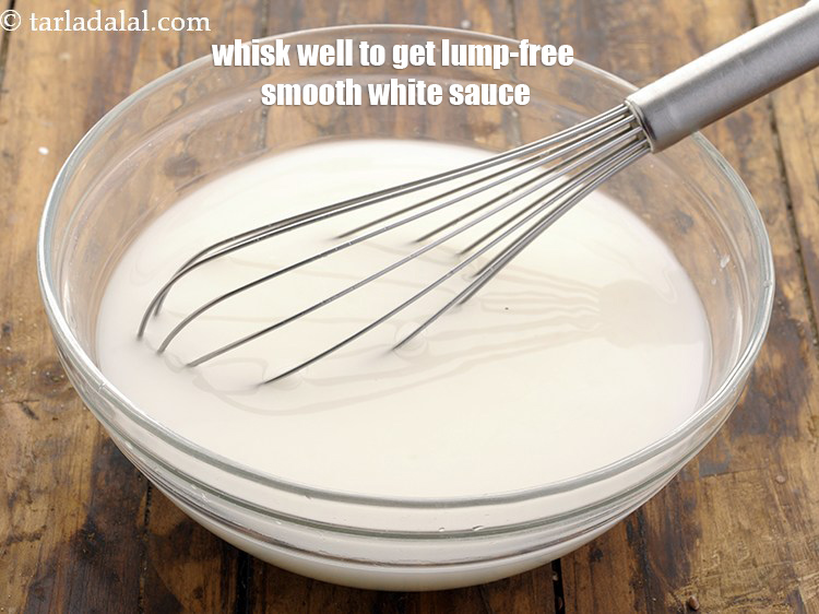 Step 5 – Whisk well and keep aside. Make sure it is lump-free to get a smooth white …