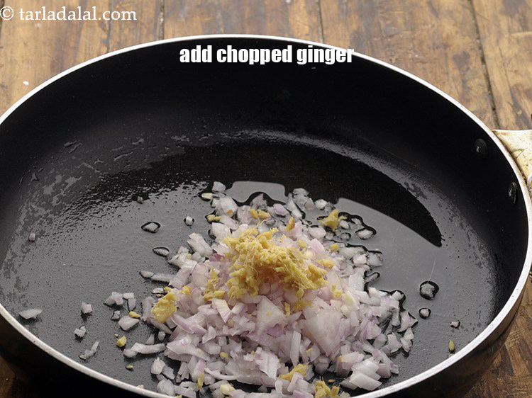 Step 8 – Add ginger.