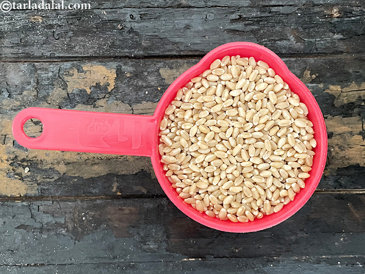 Step 5 – This is what whole wheat looks like.