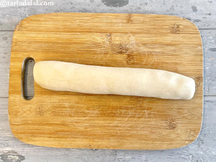 Step 10 – Shape the dough of <strong>whole wheat Chinese steamed buns recipe&nbsp;|&nbsp;healthy Chinese steamed buns&nbsp;|&nbsp;Mantou&nbsp;|&nbsp;Indian style Chinese …