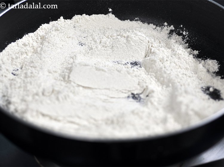 Step 2 – To prepare&nbsp;<strong>atta ladoo recipe | whole wheat flour ladoo | whole wheat flour and jaggery …