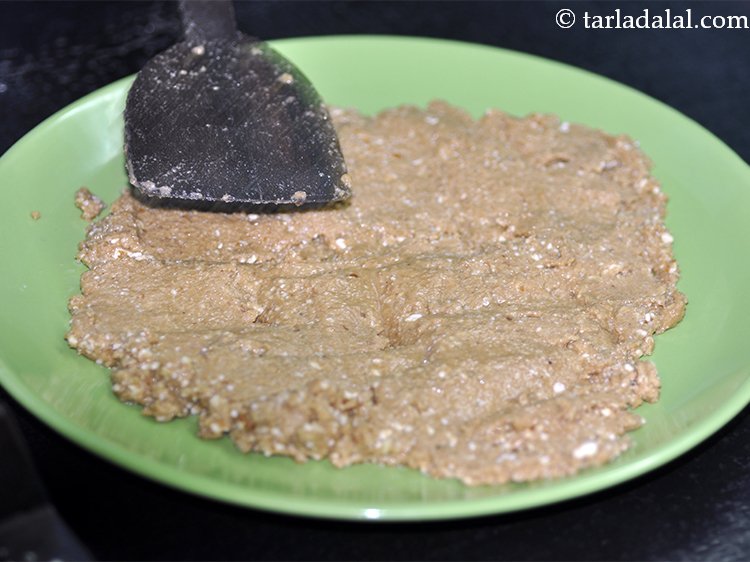 Step 9 – Transfer it on a plate and allow it cool slightly. Approx. 30 minutes.