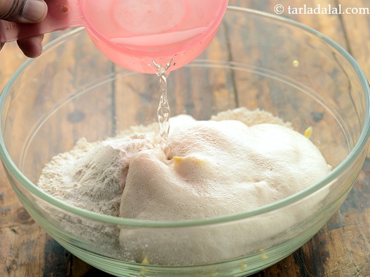 Step 20 – Mix well and gradually add approx. &frac34; cup of warm water. Instead of water, you …