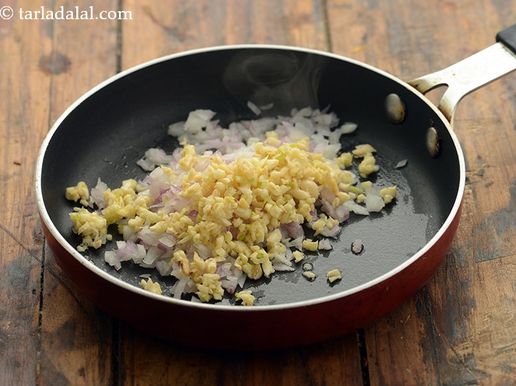 Step 4 – Add garlic.