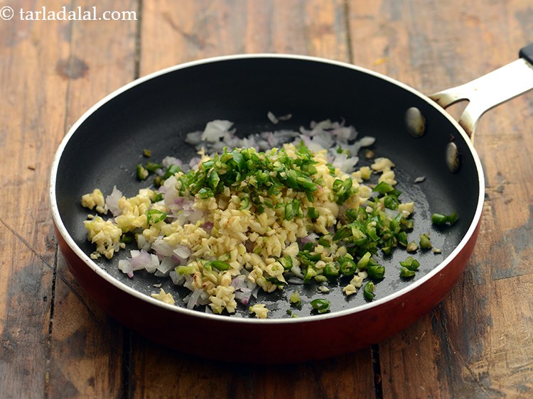 Step 5 – Add green chillies.