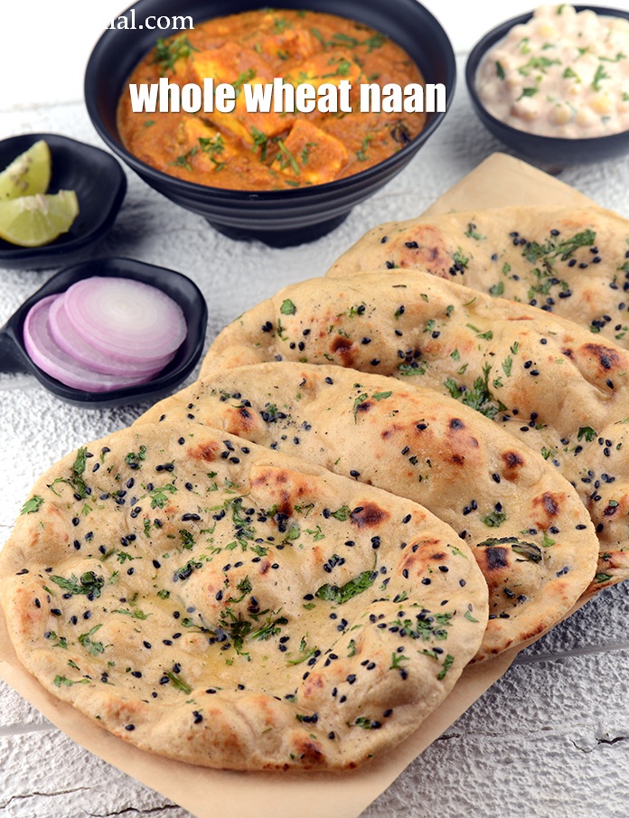 स्टेप 24 – <strong>साबुत गेहूं नान रेसिपी&nbsp;|&nbsp;तवे पर साबुत गेहूं नान&nbsp;|&nbsp;इंस्टेंट होल व्हीट …