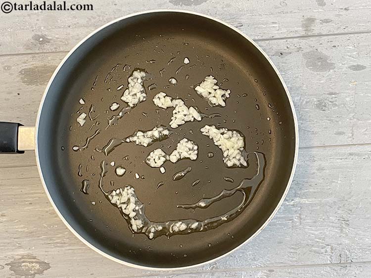 Step 8 – Saut&eacute; on a medium flame for a few seconds.