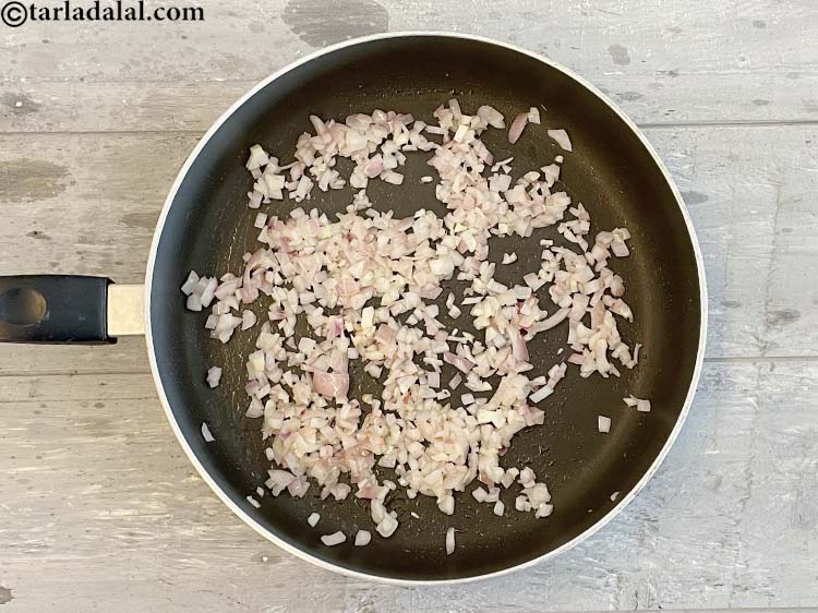 Step 10 – Saut&eacute; on a medium flame for 1 minute.