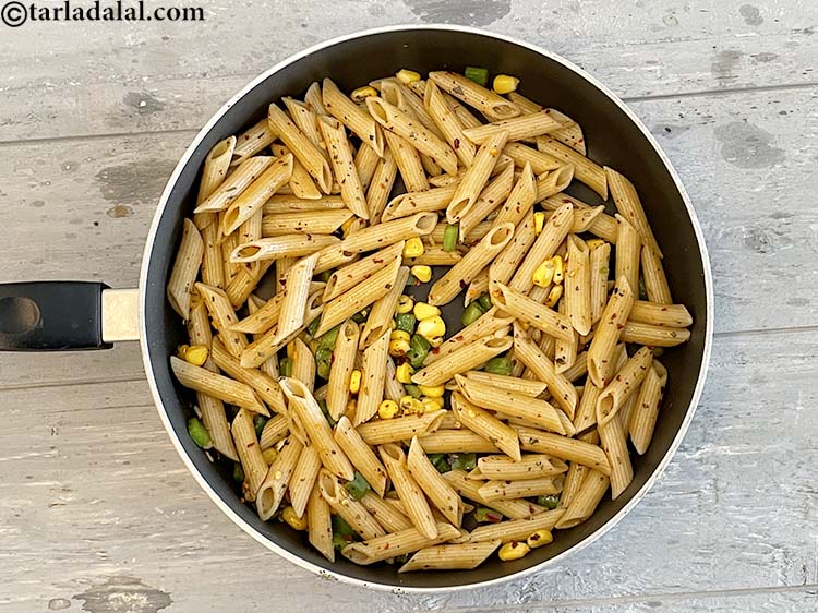 Step 46 – Ensure not to over cook the pasta.