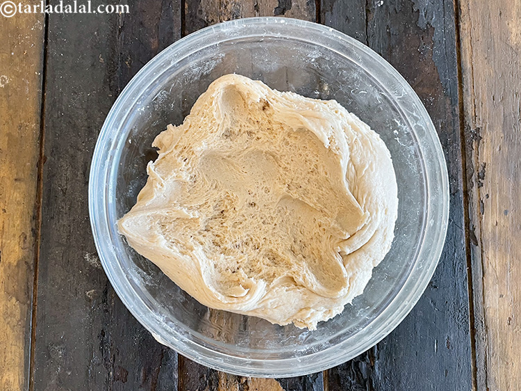 Step 20 – Press the dough lightly to remove the air. Also you can open it up to …