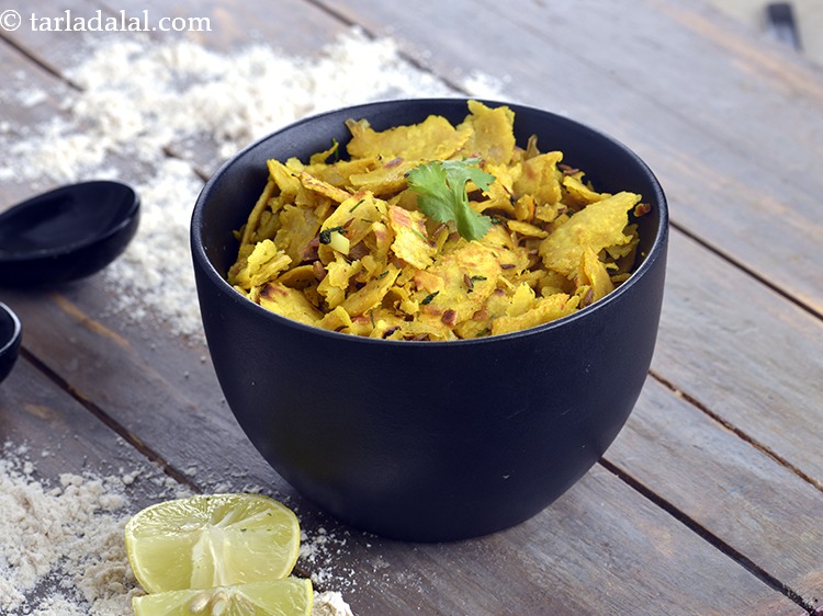 Step 39 – Serve <strong>whole wheat roti chivda recipe | Indian chapati chivda | leftover roti chivda | …