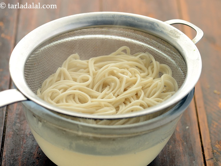 Step 6 – Remove from the flame and drain out all the excess water.