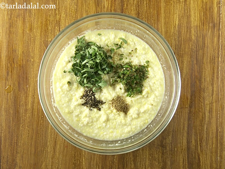 Step 18 – Add the curry leaves. The kadi patta turns crispy on frying, giving a nice texture …