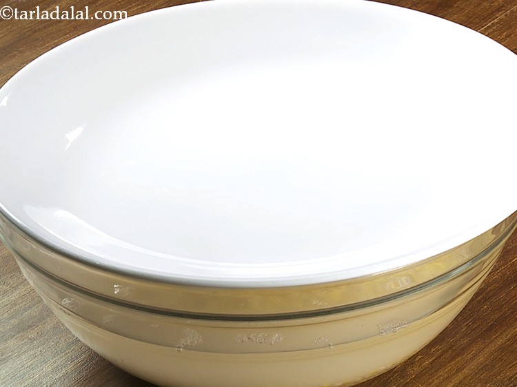 Step 7 – Cover with a lid and keep aside to soak for 3 hours.