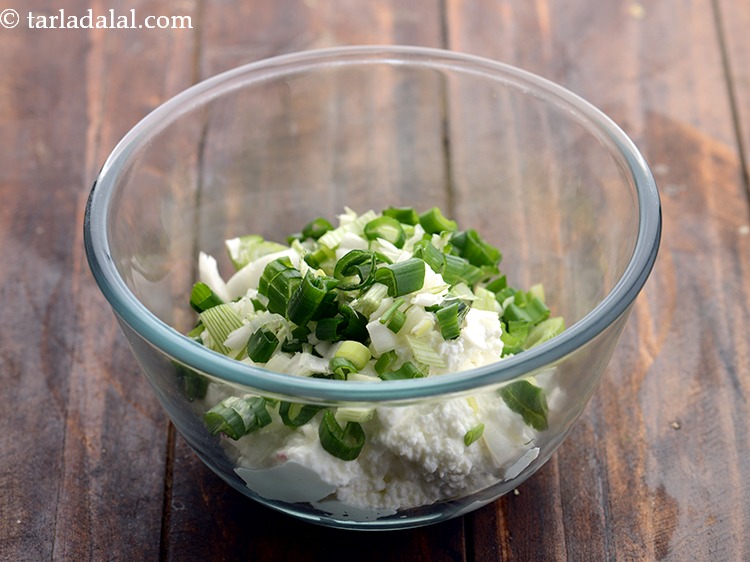 Step 3 – Add spring onion. It will give a nice mouth feel.