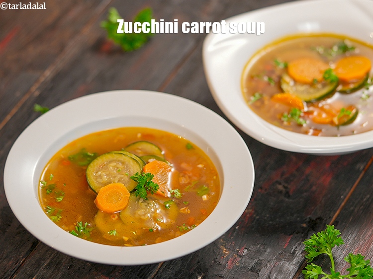 Step 17 – <strong>Lebanese 7 spice powder</strong> can be used in <strong><a href="https://www.tarladalal.com/Zucchini-and-Carrot-Clear-Soup-22591r">Zucchini and Carrot Clear Soup</a></strong>&nbsp;.