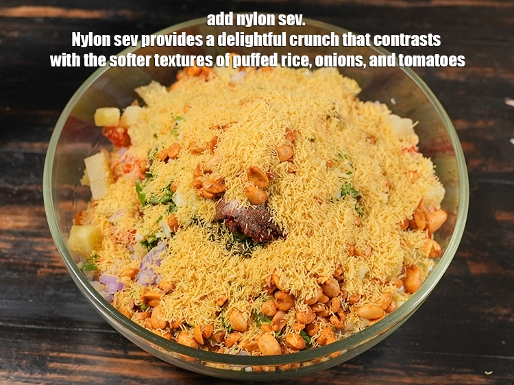 Step 15 – <p>Add 4 tbsp nylon sev. Nylon sev provides a delightful crunch that contrasts with the …