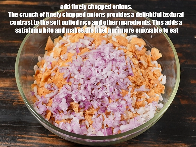 Step 3 – <p>Add 1/2 cup finely chopped onions. The crunch of finely chopped onions provides a delightful …