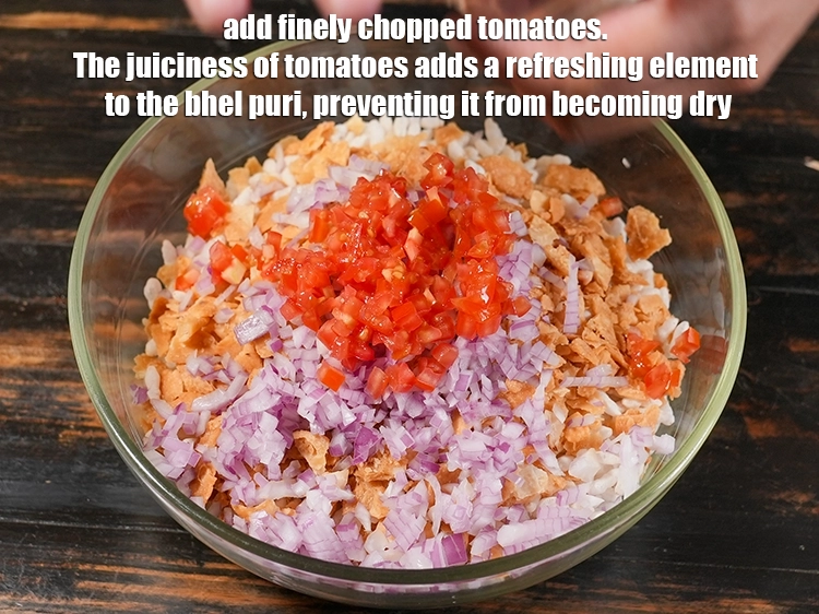 Step 4 – <p>Add ¼ cup finely chopped tomatoes. The juiciness of tomatoes adds a refreshing element to …
