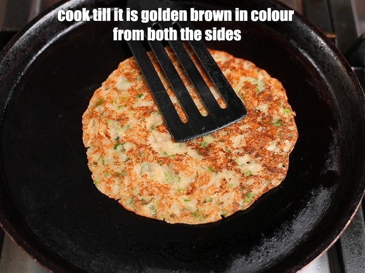 Step 13 – <p>Cook till it is golden brown in colour from both the sides.</p>