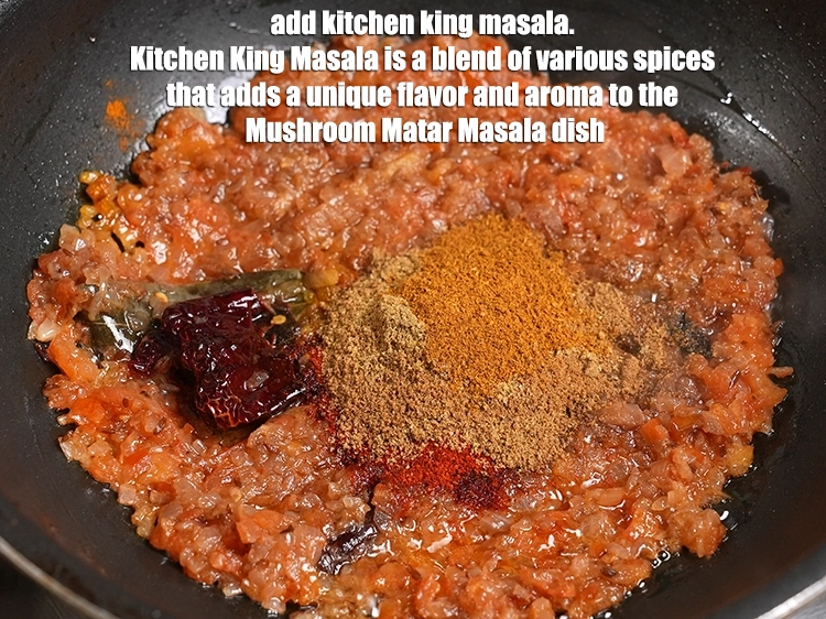 Step 23 – <p>Add ½ tsp kitchen king masala. Kitchen King Masala is a blend of various spices …