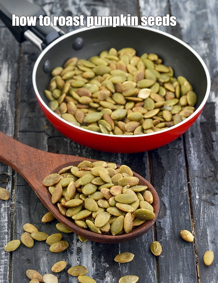 Step 4 – <p>Store <span style="color:rgb(13,13,13);"><strong>roasted pumpkin seeds</strong></span> in an air-tight container. Use as required.</p>