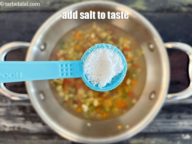 Step 16 – <p>Add salt to taste. We added 1/2 tsp salt.</p>
