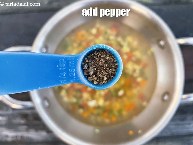 Step 17 – <p>Add 1/8 tsp pepper and mix well. Freshly ground black pepper not only add heat …