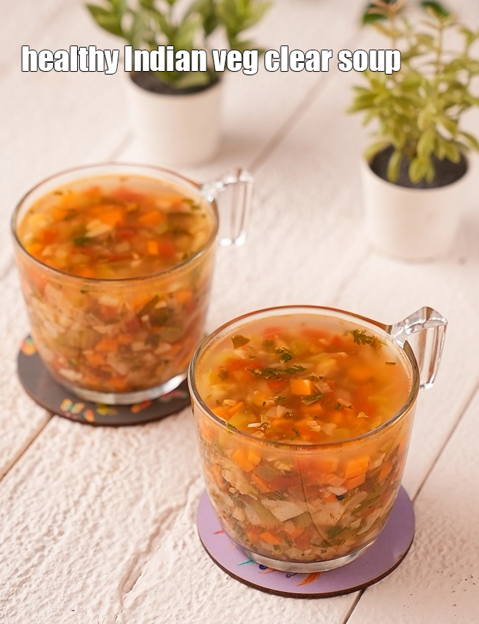 Step 24 – <p>Serve the&nbsp;<strong>Mixed Vegetable Clear Soup&nbsp;( Veg Clear Soup)&nbsp;</strong>immediately.</p>