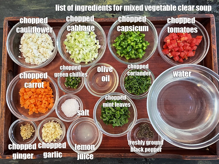 Step 2 – <p>To make&nbsp;<strong>mixed vegetable clear soup recipe | veg clear soup | healthy Indian veg clear …