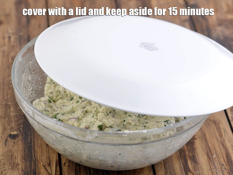 Step 14 – <p>Cover with a lid and keep aside for 15 minutes. This is for all the …