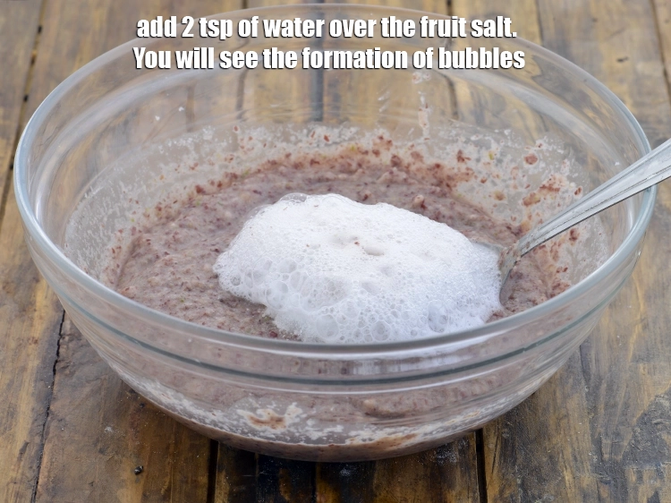 Step 9 – <p><span style="background-color:rgb(255,255,255);color:rgb(0,0,0);">Add 2 tsp of water over the fruit salt. You will see the formation …