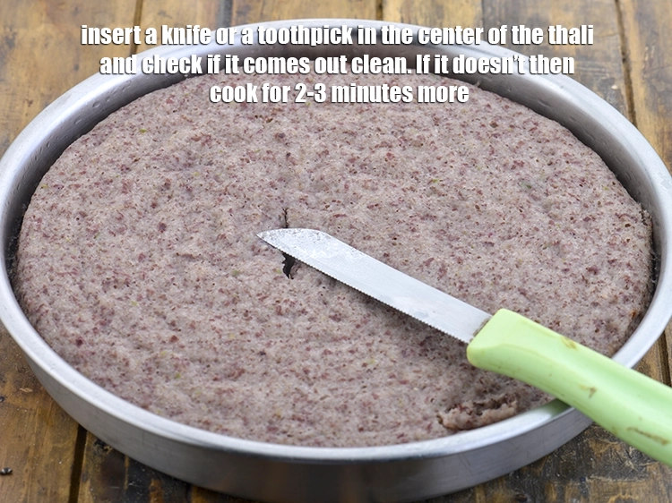 Step 13 – <p><span style="background-color:rgb(255,255,255);color:rgb(0,0,0);">Insert a knife or a toothpick in the center of the thali and check …