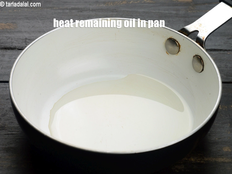 Step 16 – <p>Heat the oil in a small non-stick pan.</p>