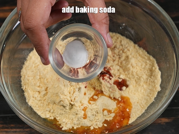 Step 37 – <p><span style="background-color:rgb(255,255,255);color:rgb(0,0,0);">Add a pinch&nbsp;</span><a href="https://www.tarladalal.com/glossary-baking-soda-soda-bi-carb-615i">soda bi-carb</a><span style="background-color:rgb(255,255,255);color:rgb(0,0,0);">. This is to make the covering of the …