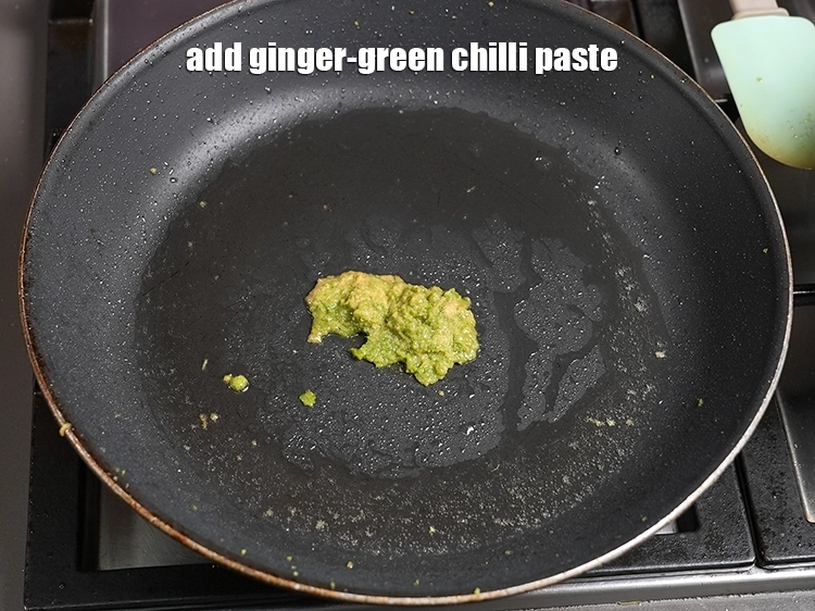 Step 17 – <p><span style="background-color:rgb(255,255,255);color:rgb(0,0,0);">Add 2 tsp&nbsp;</span><a href="https://www.tarladalal.com/glossary-ginger-green-chilli-paste-adrak-mirch-ki-paste-adrak-mirchi-paste-139i">ginger-green chilli paste</a><span style="background-color:rgb(255,255,255);color:rgb(0,0,0);">.</span></p>